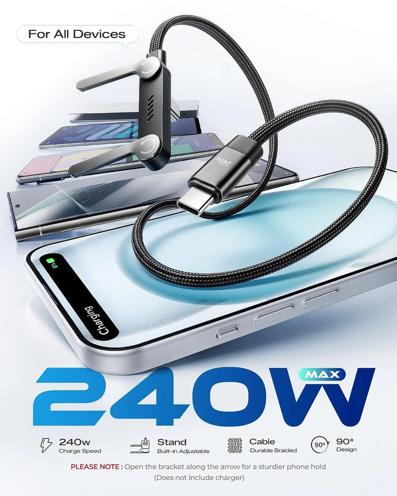 Cablu USB-C 240W Multifuncțional